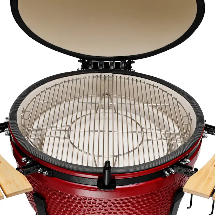 Kolgrill Kamado Bono Limited Röd Med Överdrag