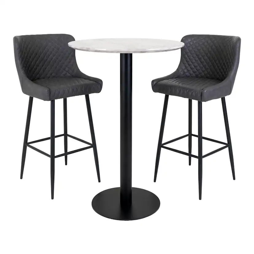 Dallas Bar Chair Mörkgrå