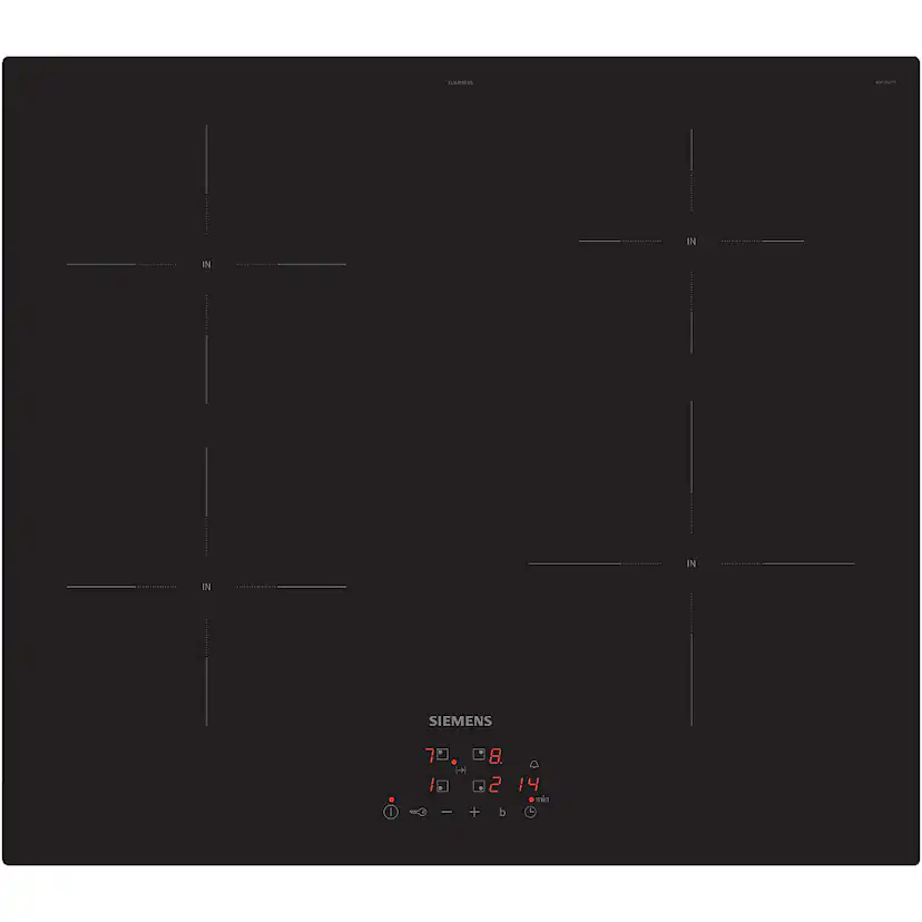 Induktionshäll Siemens iQ100 EU611BEB5E Svart 60cm med Barnspärr