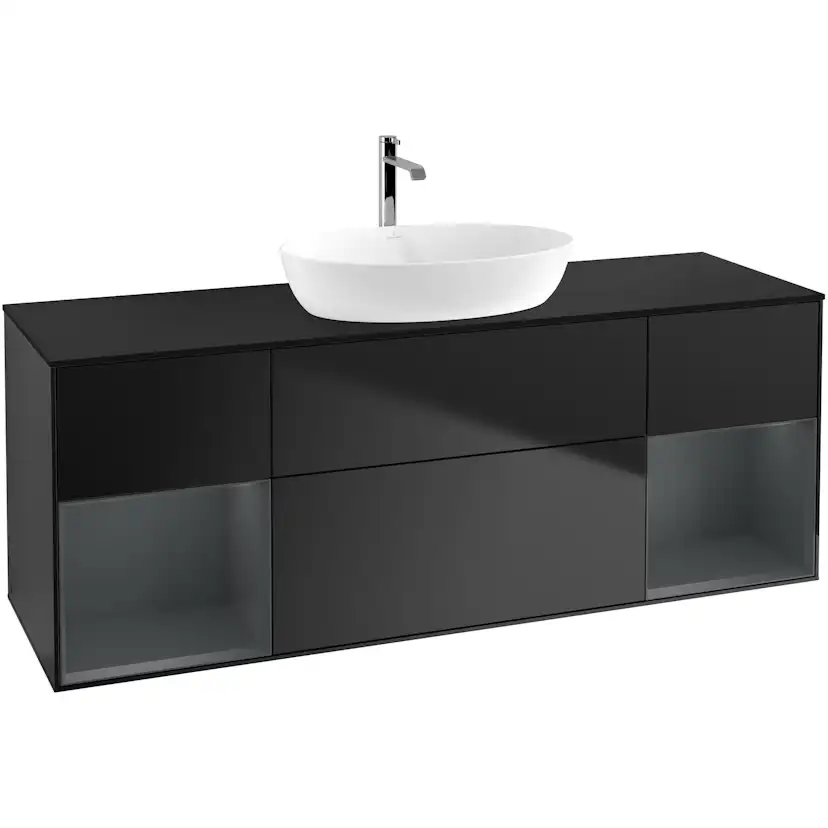 Tvättställsskåp Villeroy & Boch Finion med Två Hyllor och Bänkskiva för Fristående Tvättställ från Artis & Collaro