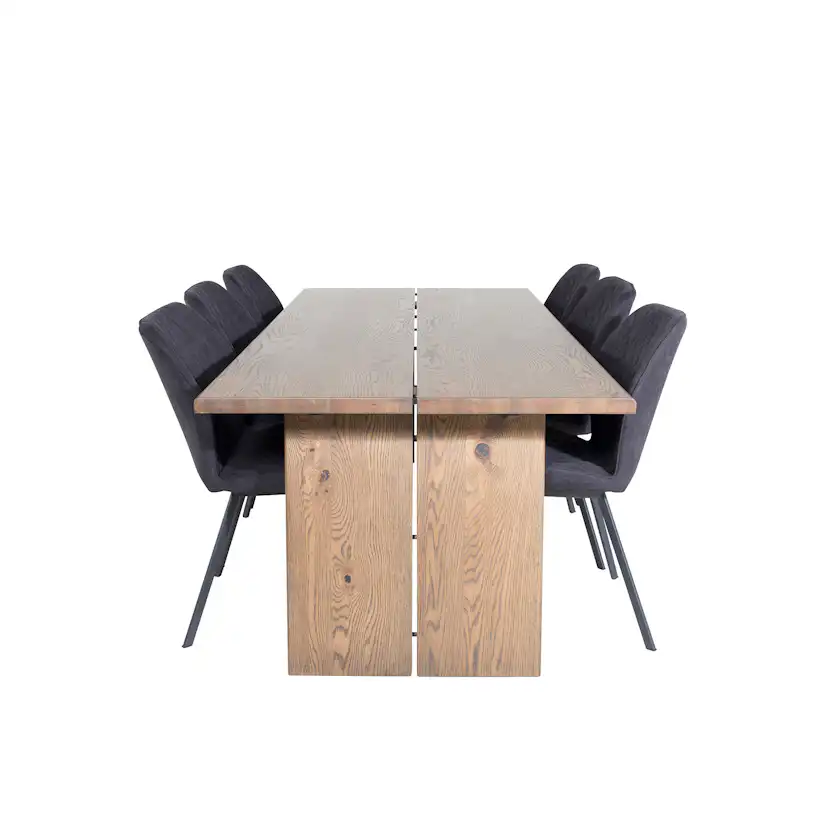 Matgrupp Venture Home Lotus med 6 Geneva Stolar