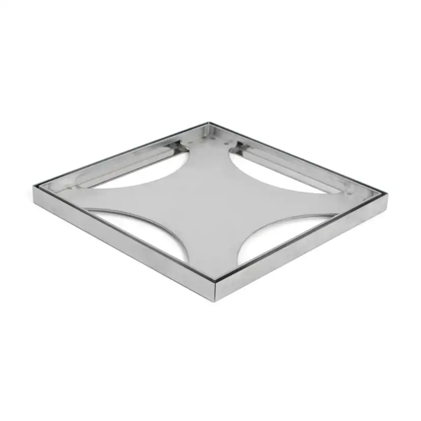 Golvbrunnsil Tebo Tile in Slim 200 Borstad