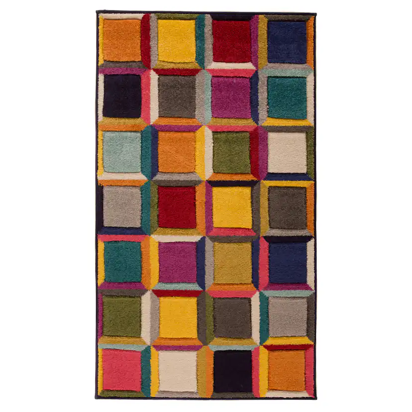 Friezematta Flair Rugs Waltz Flerfärgad