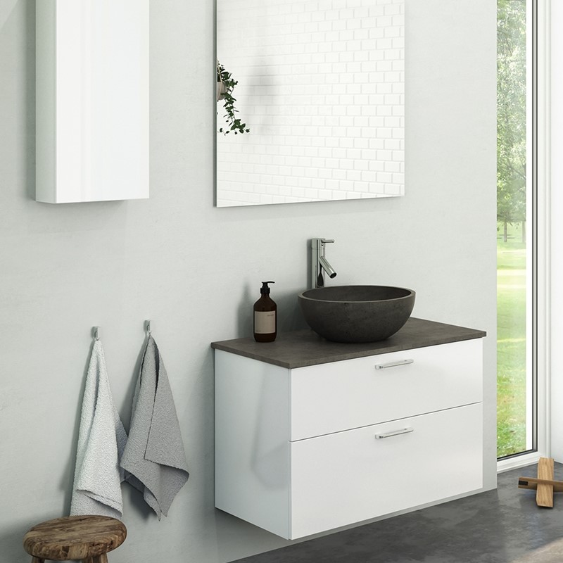 KOMMOD CITY VIT BLANK 800 Blank Vit, Bredd: 800 mm
