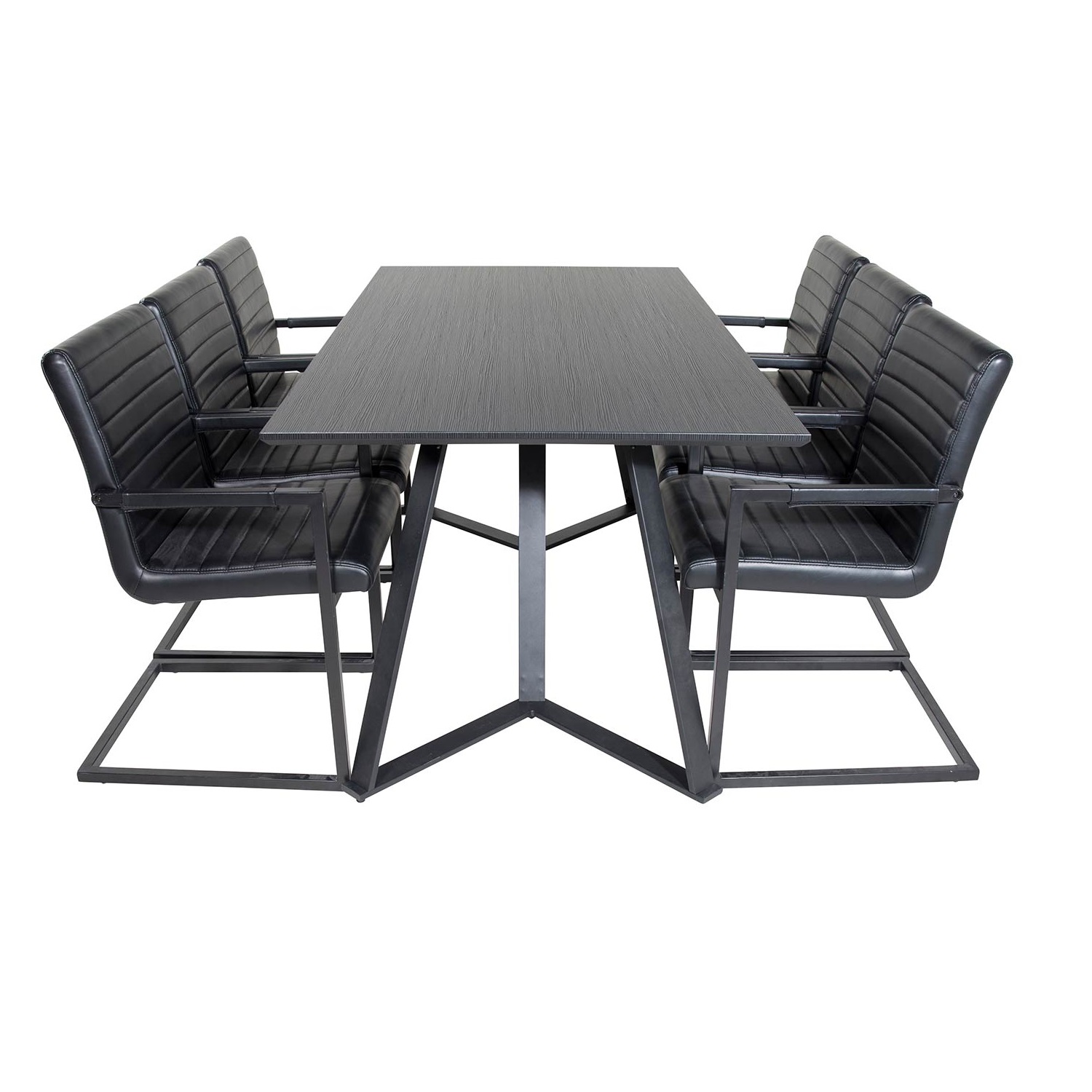 Matgrupp Venture Home Madde med 6 Asta Stolar