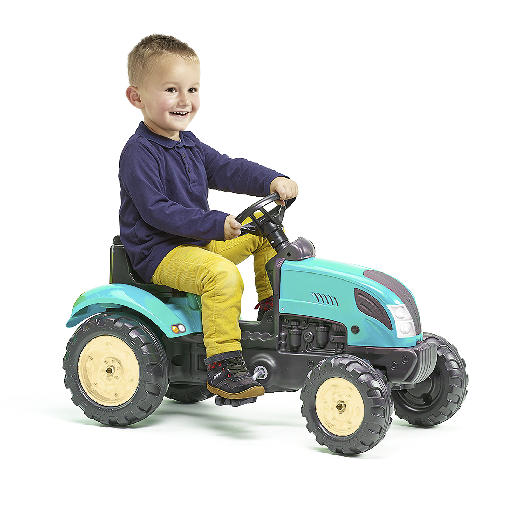 Trampbil Falk Traktor med Släp