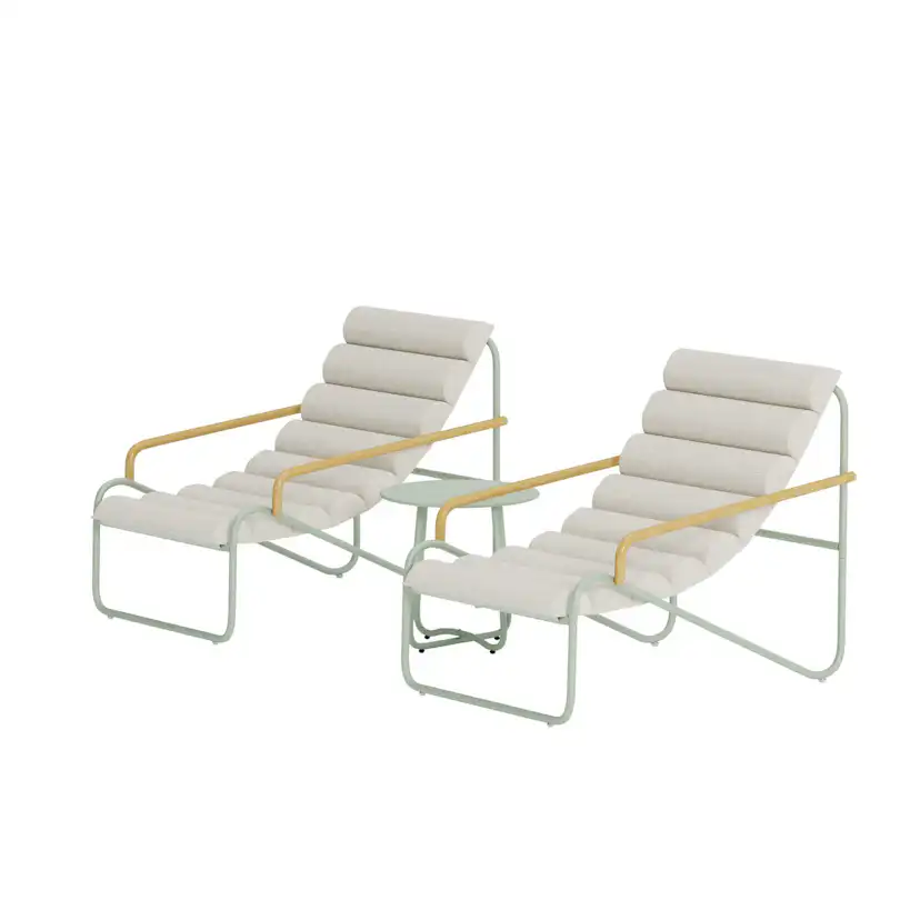 Loungeset Venture Home Ithaka 2st Fåtöljer med 1 Sidobord