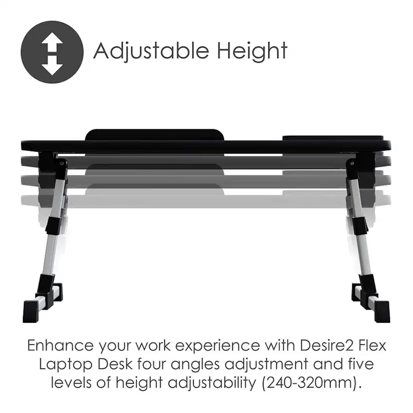 Laptopställ Desire2 Justerbar MDF
