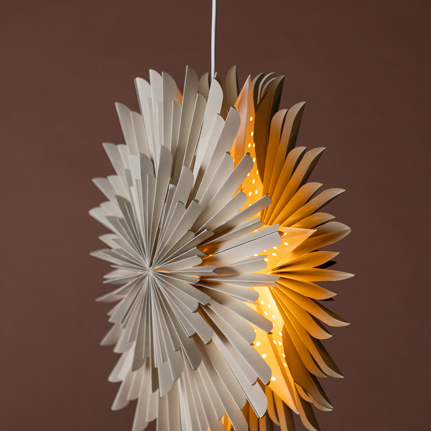 Sälen 46cm Pendant Lamp - Beige /  Beige Beige, 46 cm
