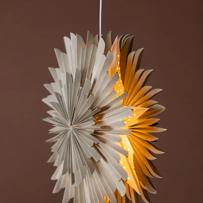 Sälen 46cm Pendant Lamp - Beige / Beige Beige, 46 cm