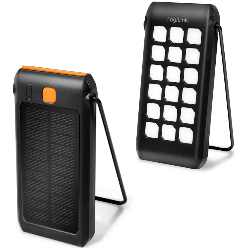 Solcells-Powerbank LogiLink 10.000mAh PD 18W