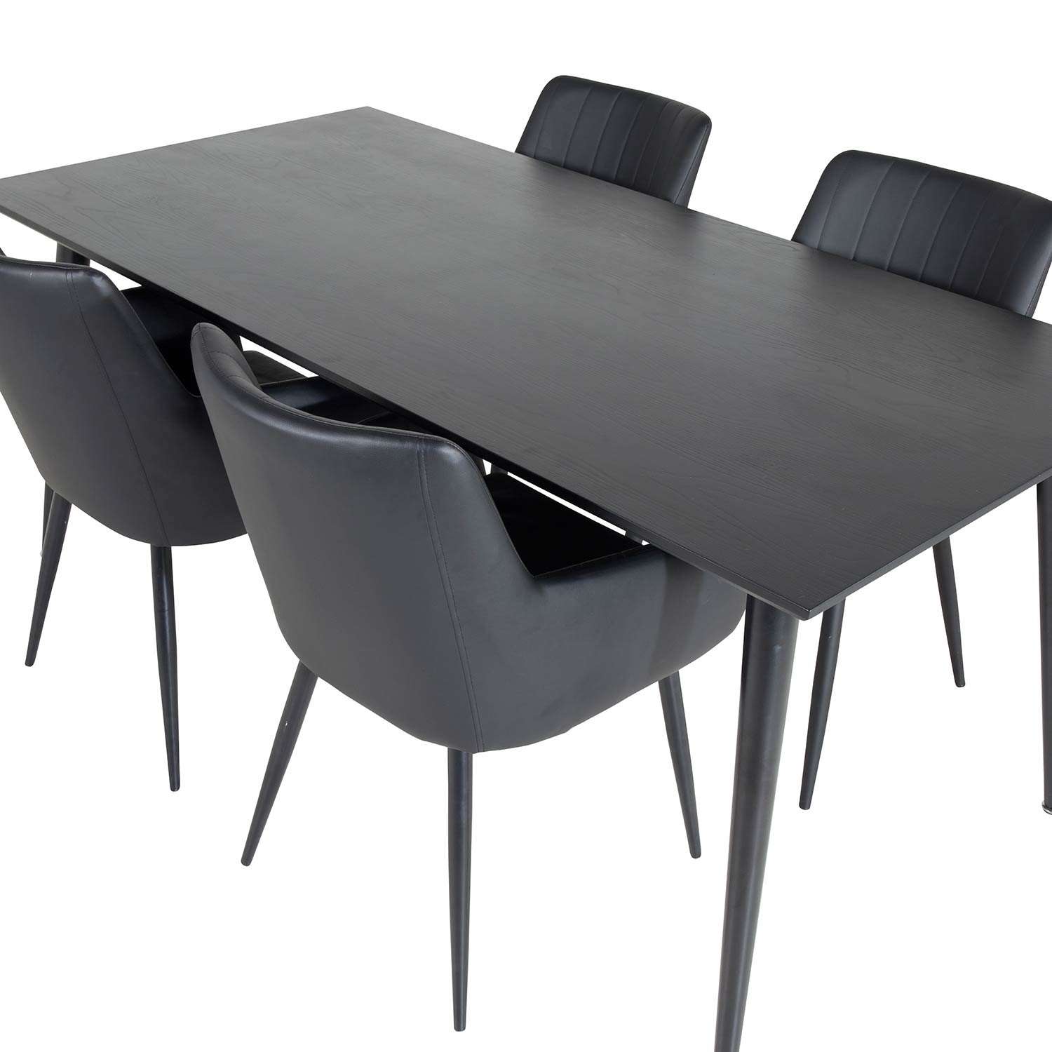 Matgrupp Venture Home Disa med 4 Corina Stolar Konstläder