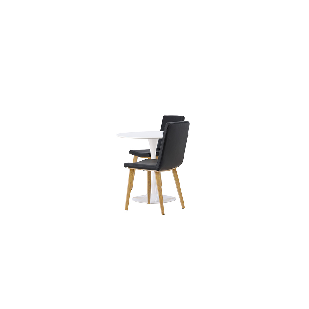 Matgrupp Venture Home Hamden Ø80 cm med 2 st Today stolar
