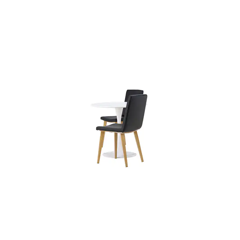 Matgrupp Venture Home Hamden Ø80 cm med 2 st Today stolar