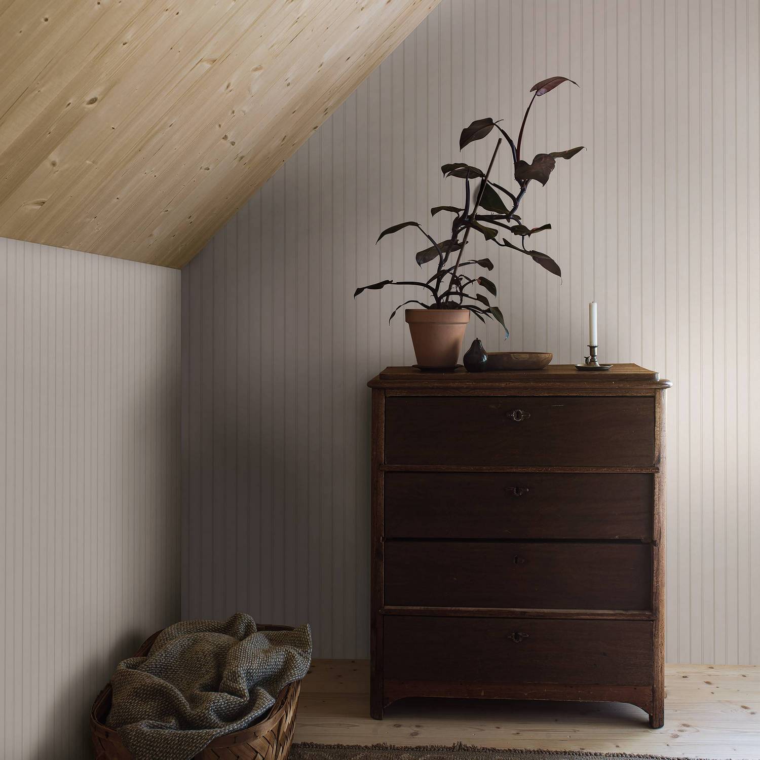 Tapet Boråstapeter Woodland Stripe 4716