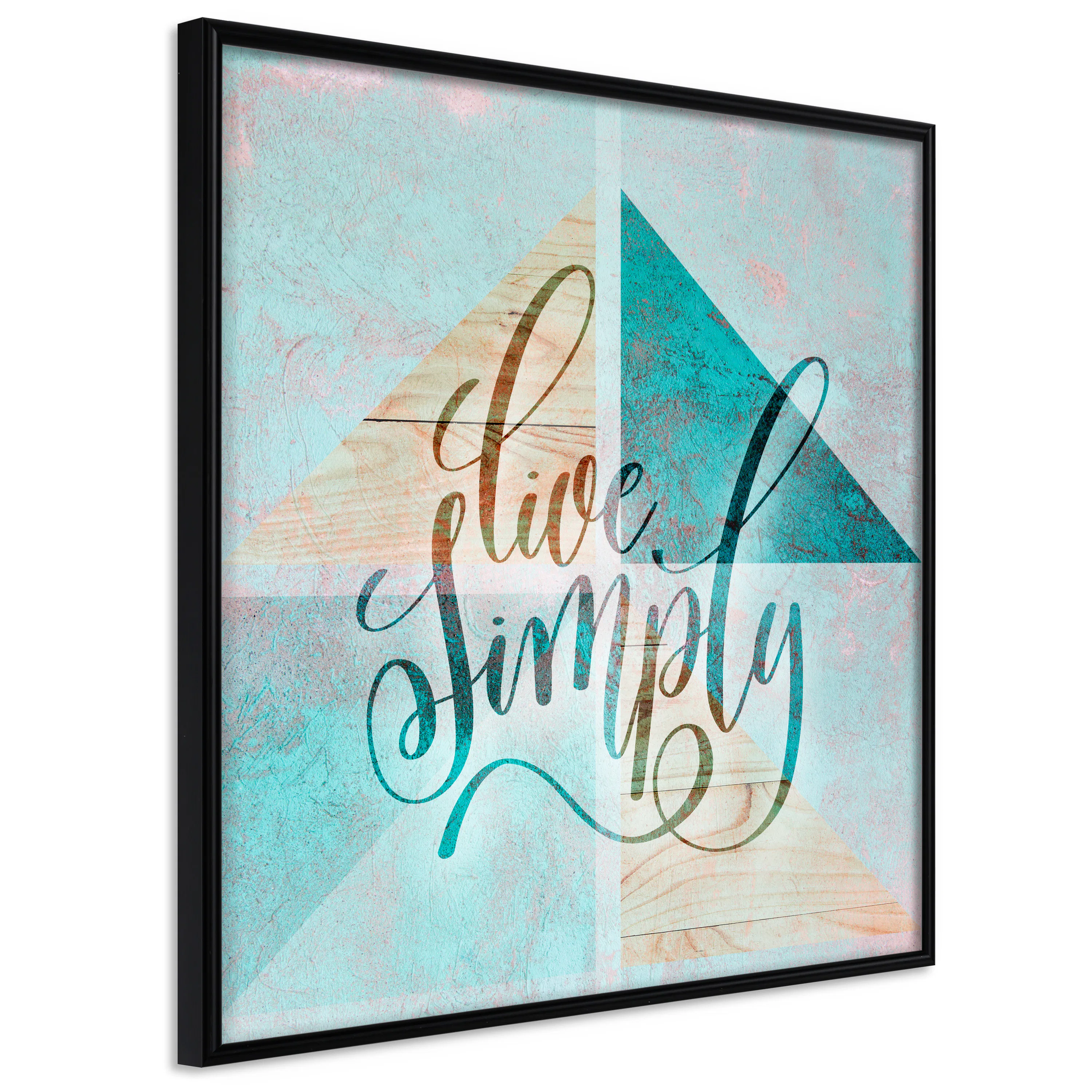 Poster Artgeist Affisch Live Simply