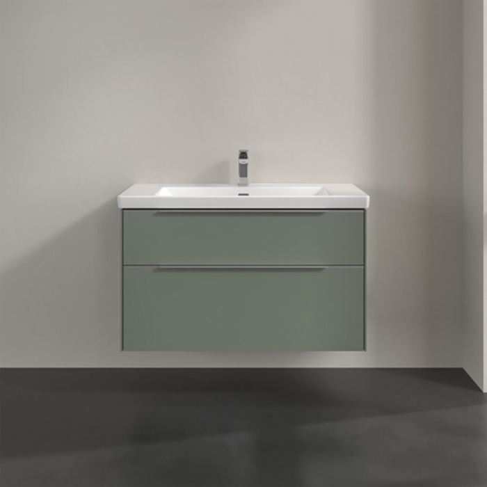 Tvättställsskåp Villeroy & Boch Subway 3.0 med 2 Lådor