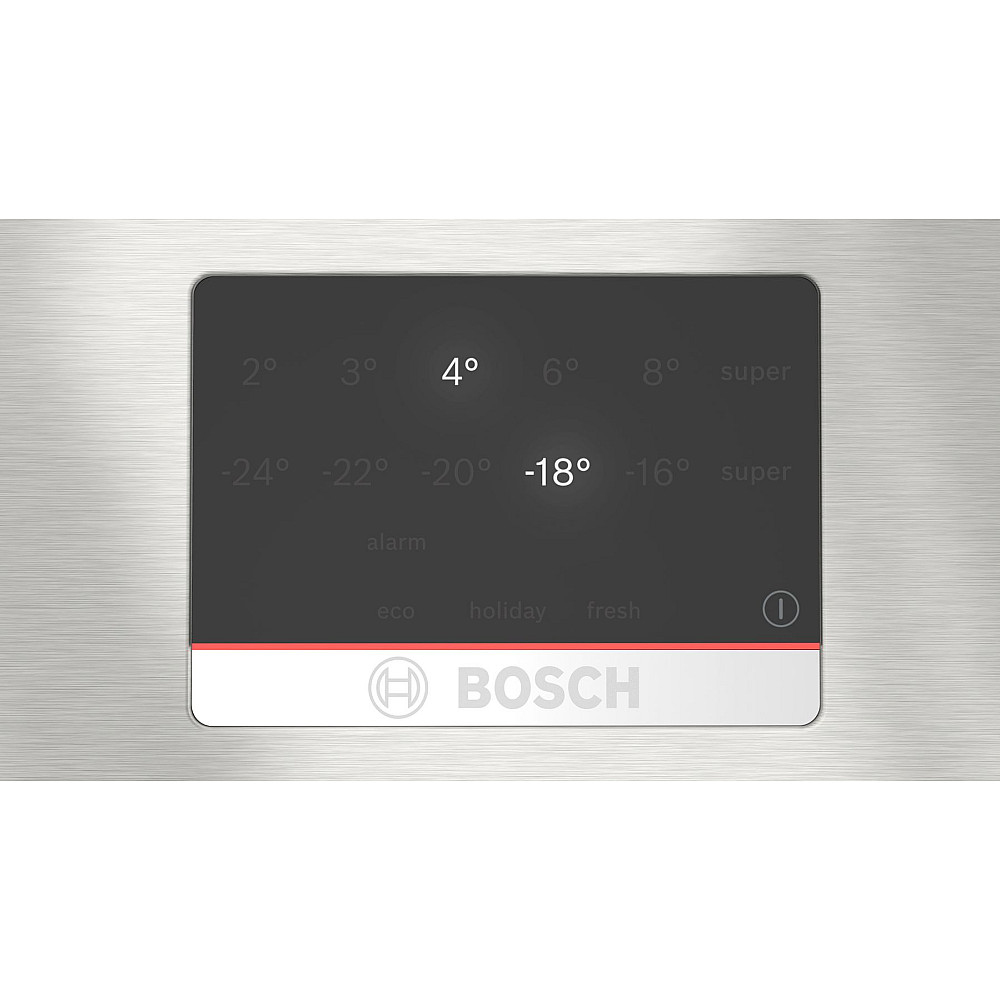 Kombiskåp Kyl/frys Bosch 2 st KGN367ICT Serie 4 186cm Otroligt Tysta Rostfri