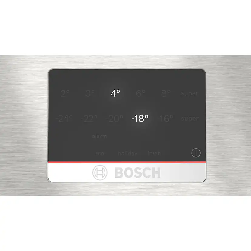 Kombiskåp Kyl/frys Bosch 2 st KGN367ICT Serie 4 186cm Otroligt Tysta Rostfri
