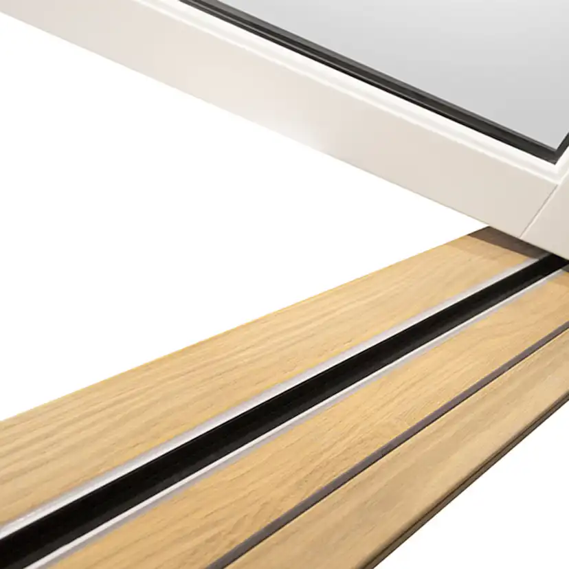 Vikdörr Vilenta Åre Trä/Aluminium 3-Delat