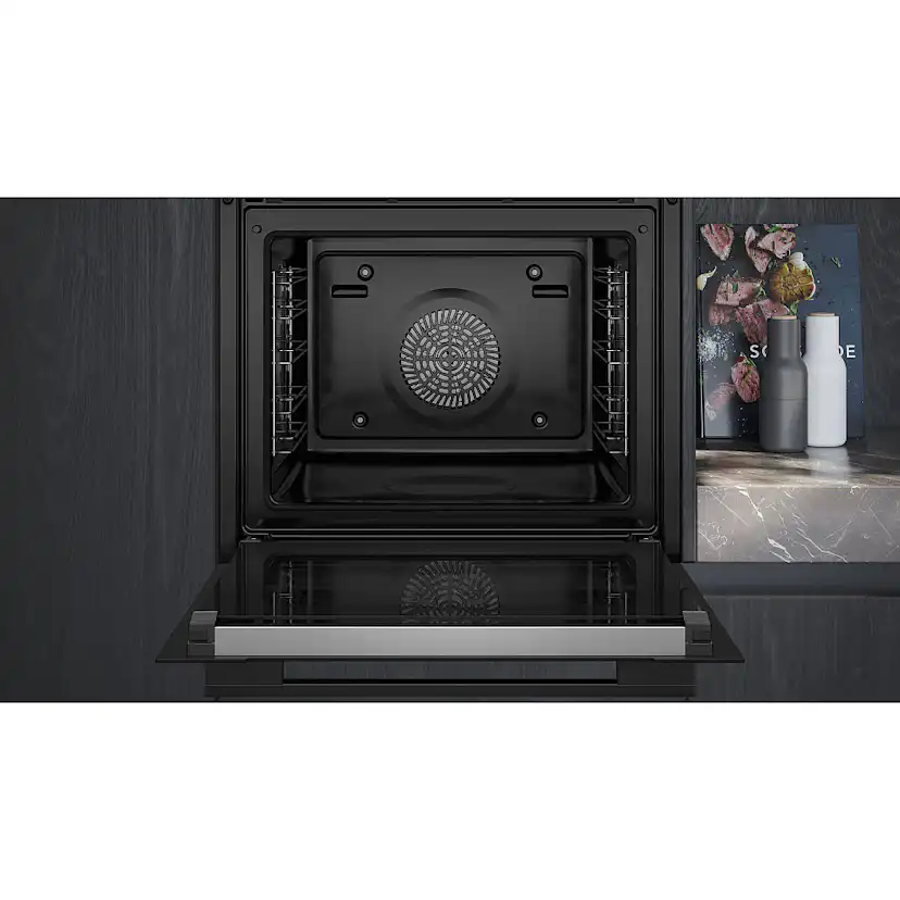 Inbyggnadsugn Siemens iQ700 HB776G3B2S Svart med Smart Uppkoppling