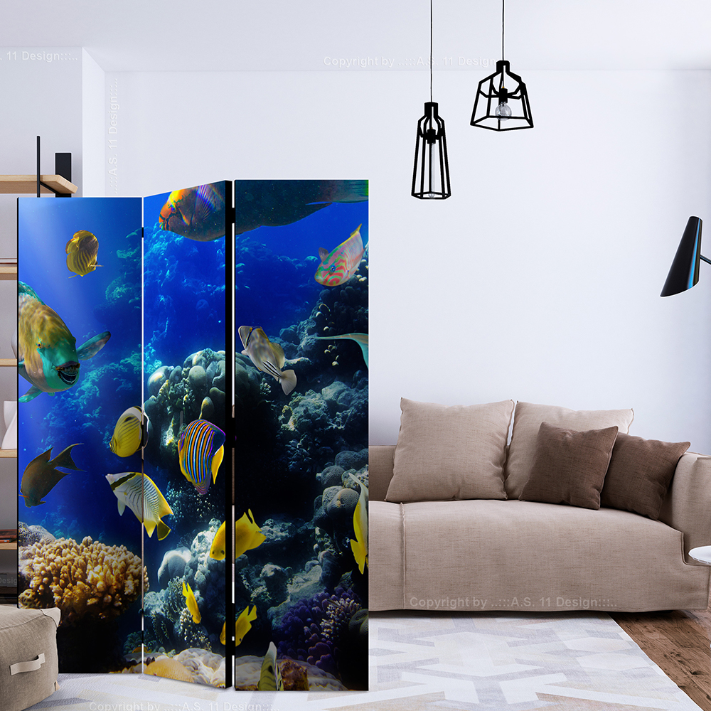 Rumsavdelare Skärmvägg Arkiio Underwater Adventure 135x172 cm