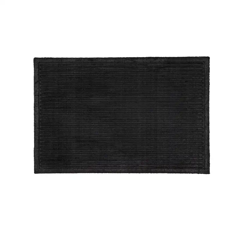 Bosse 50% Rubber 50% PP - 60*90- -Rectangular-Black Svart