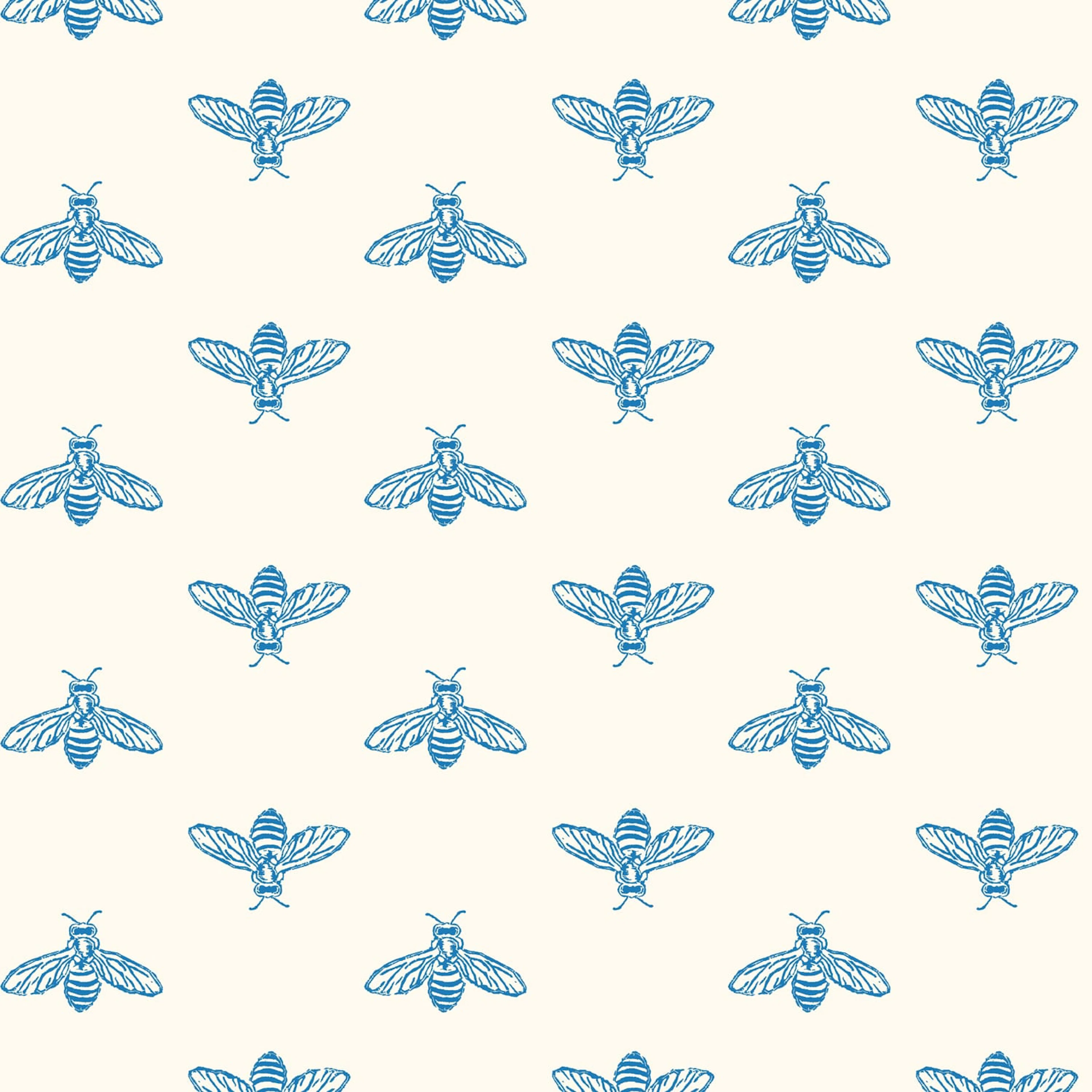 Fototapet Joules Block Print Bee Blue Haze 10mx52 cm