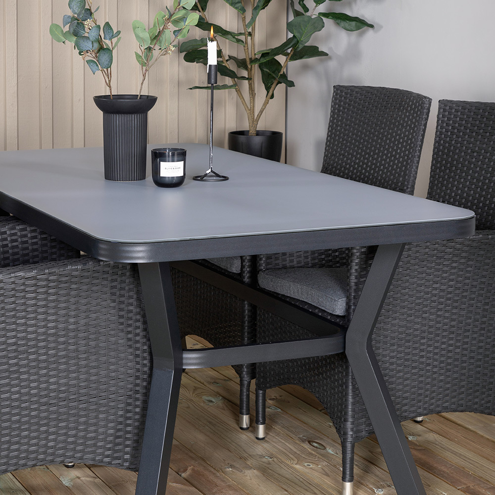 Matgrupp Venture Home Vyn med 4 Mani Matstolar