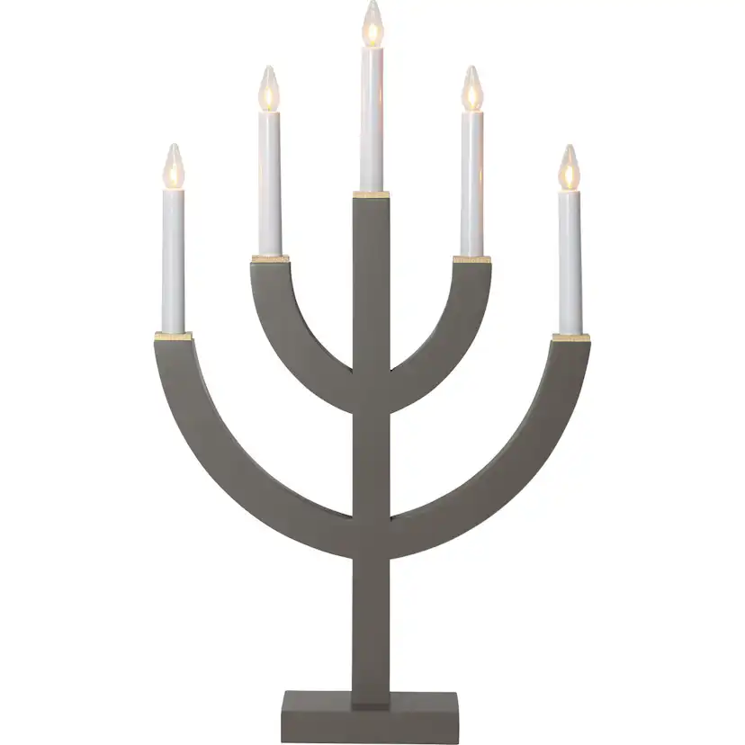 Ljusstake Anno 5L mullvad Brun