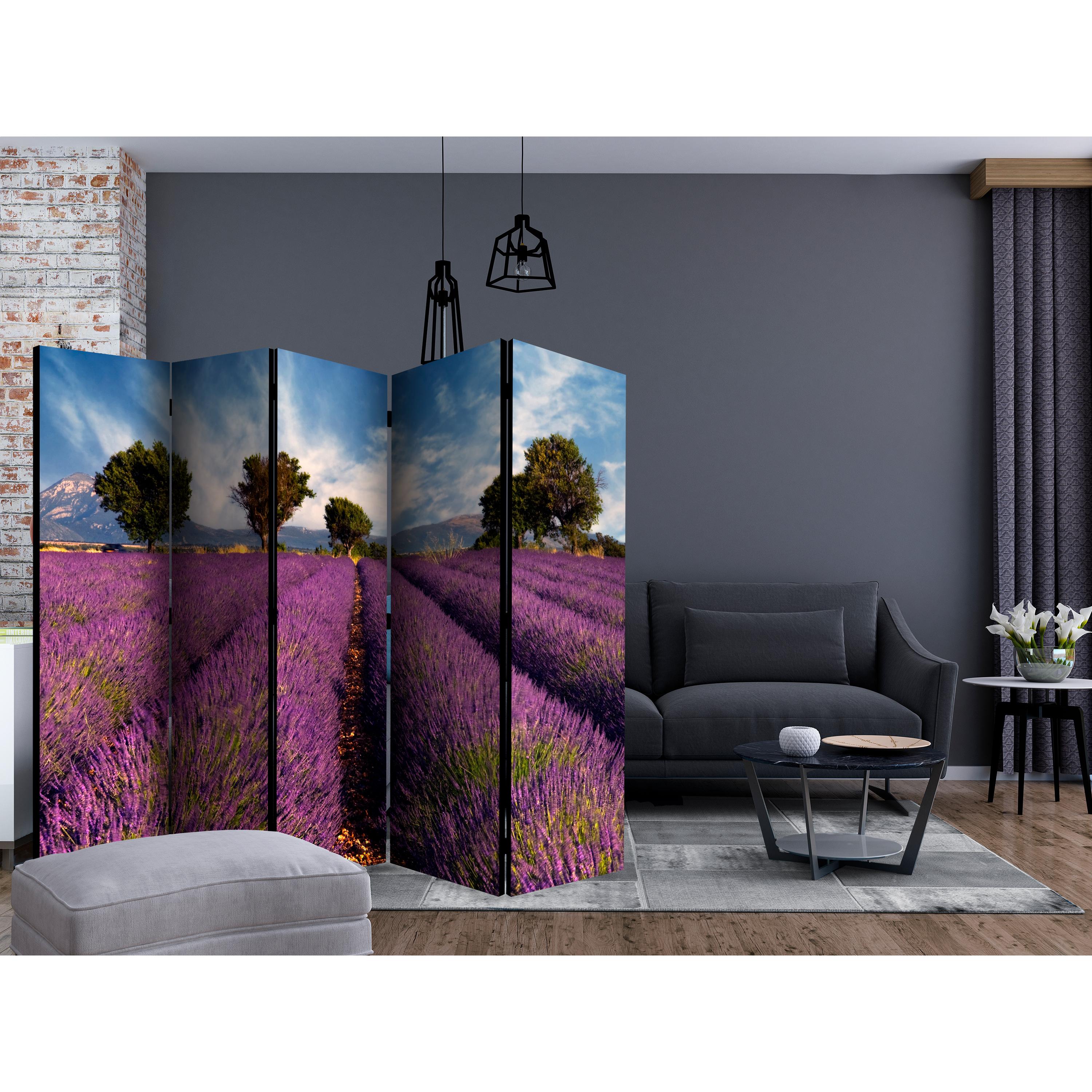 Rumsavdelare Skärmvägg Arkiio Lavender Field in Provence France II 225x172 cm