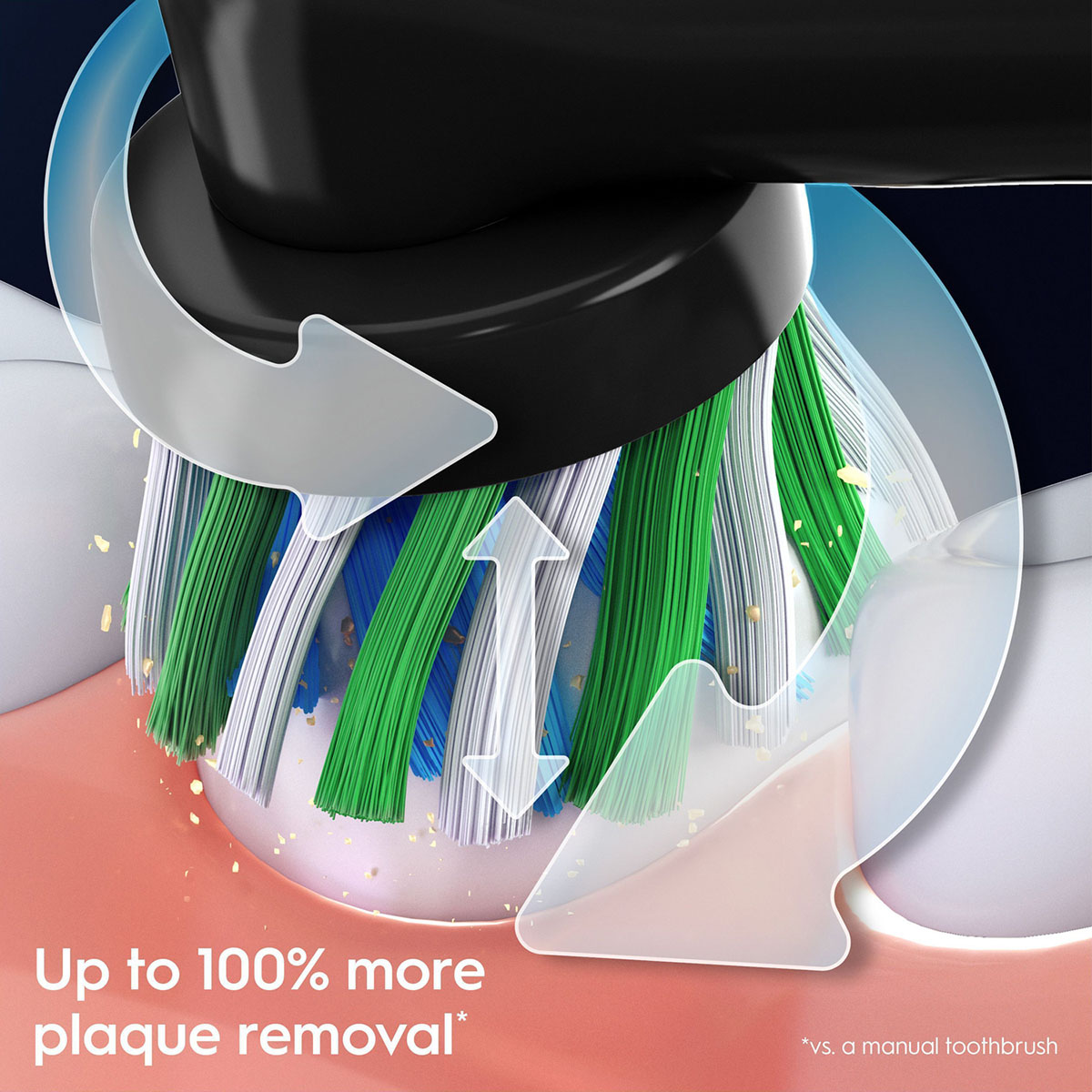 Eltandborste Oral-B Pro3 + Extra Refill + TC