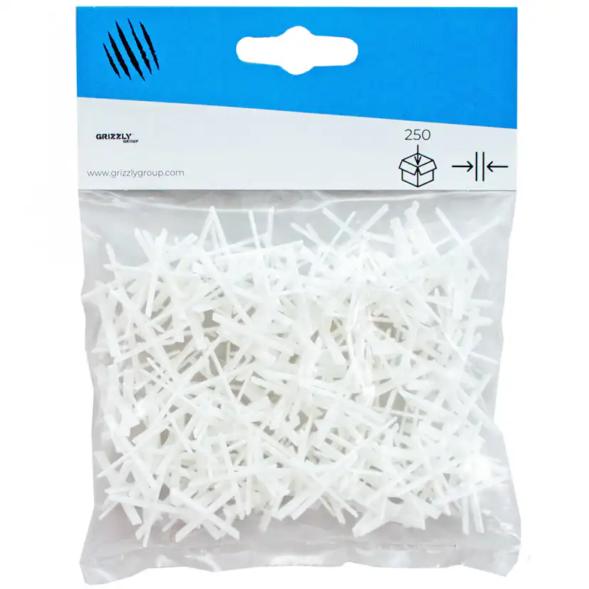 Kakelkryss Grizzly Group 250-Pack 2 mm