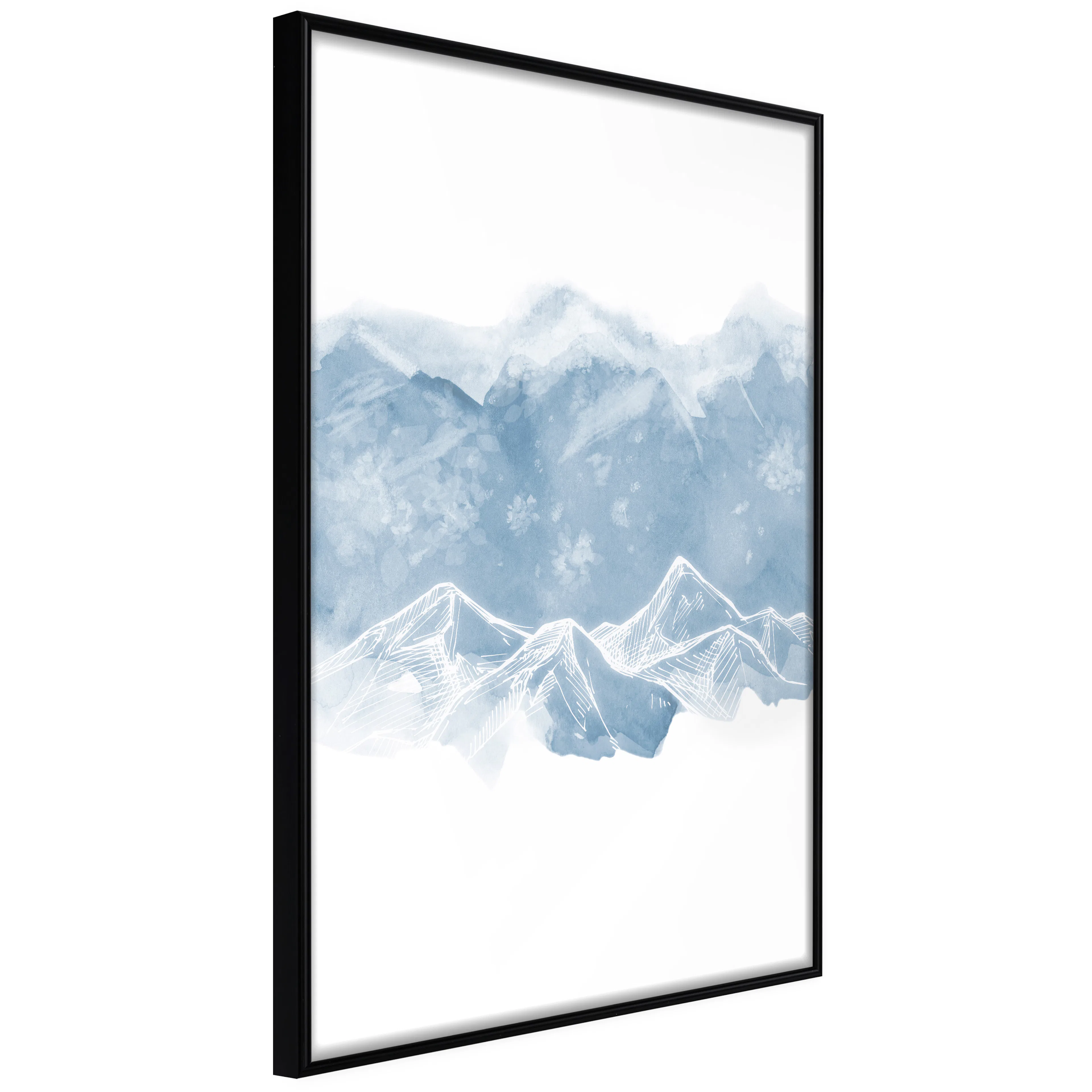 Affisch - Ice Land [Poster] 20x30 Svart ram, 20x30 cm