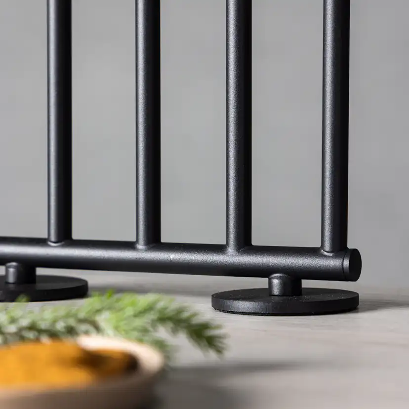 Björnfjället Candlestick 40cm - Matt Black Dimmer / Svart, 40 cm