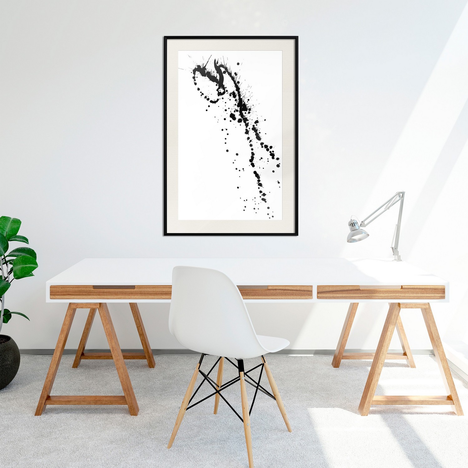 Poster Artgeist Affisch Black Splash
