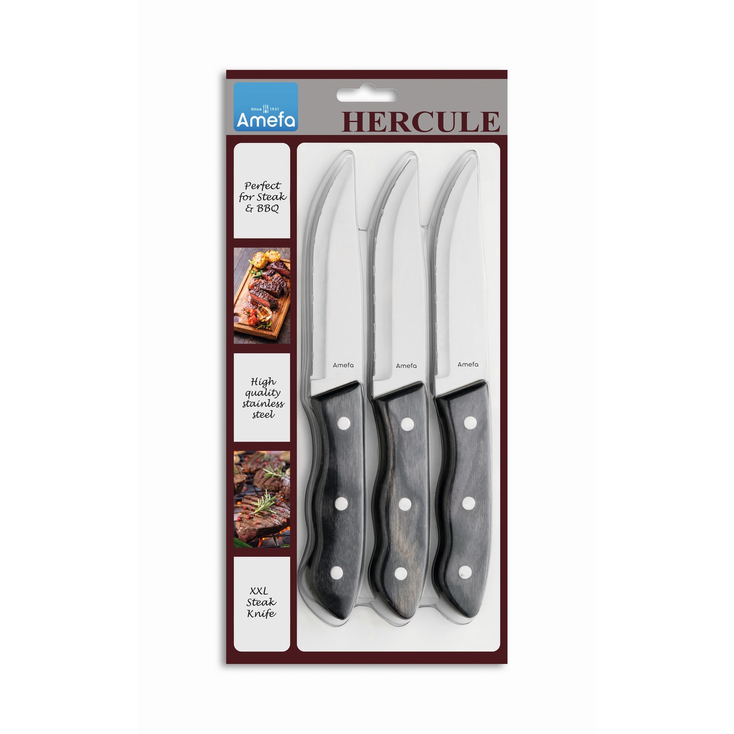 Grillkniv Amefa Hercule XXL 3-pack