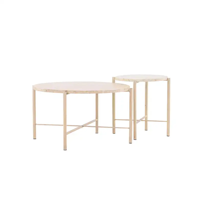 Soffbord Vind Sandhamn Ø70 cm & Ø40 cm