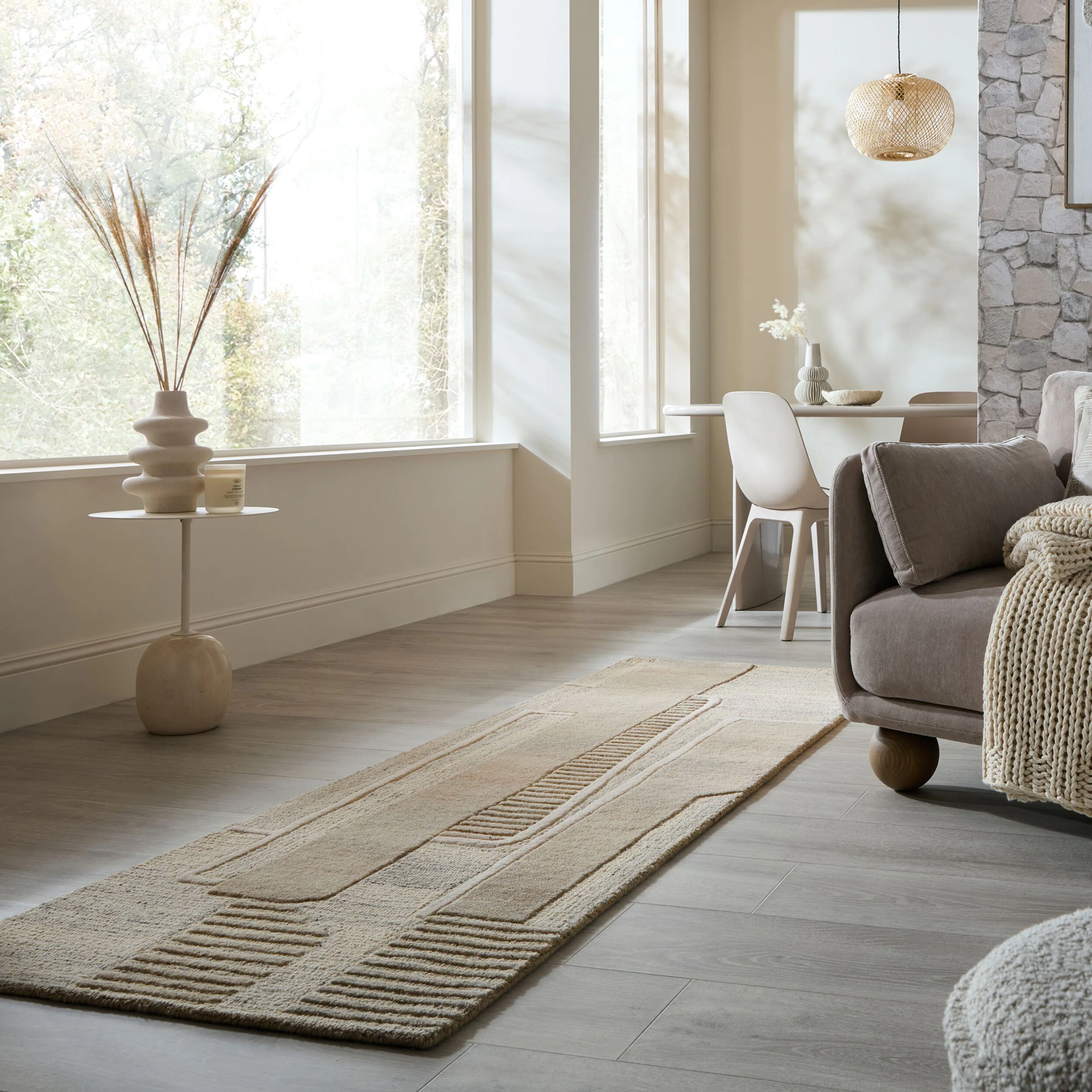 Gångmatta Flair Rugs Lira Wool