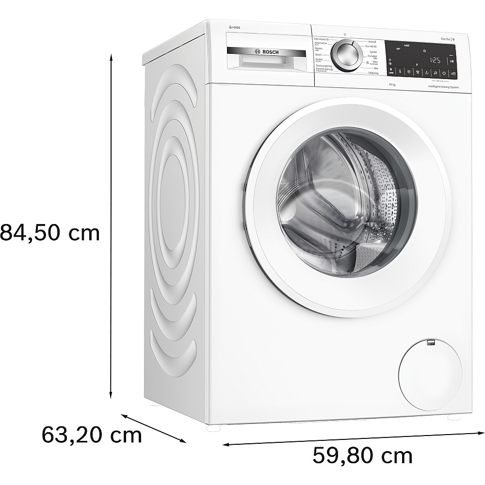 Frontmatad Tvättmaskin BOSCH Serie 6 WGG254FLSN Perfekt för Stora Hushåll