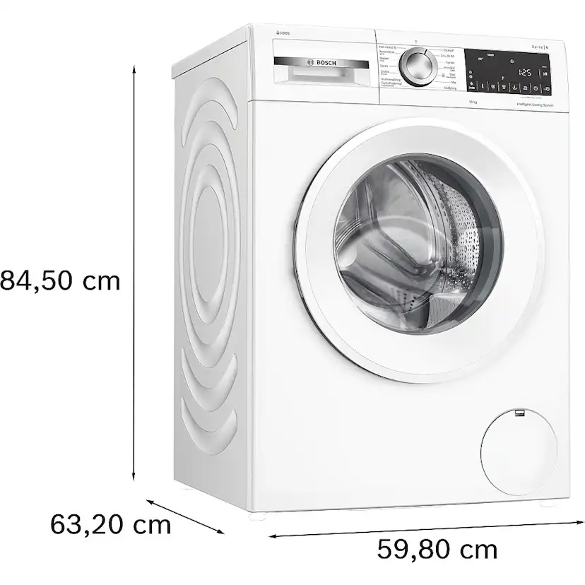 Frontmatad Tvättmaskin BOSCH Serie 6 WGG254FLSN Perfekt för Stora Hushåll