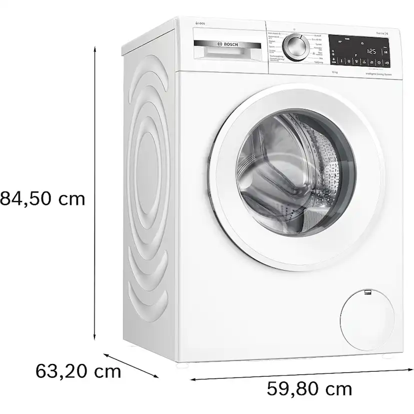 Frontmatad Tvättmaskin Bosch Serie 6 WGG254FLSN Perfekt för Stora Hushåll