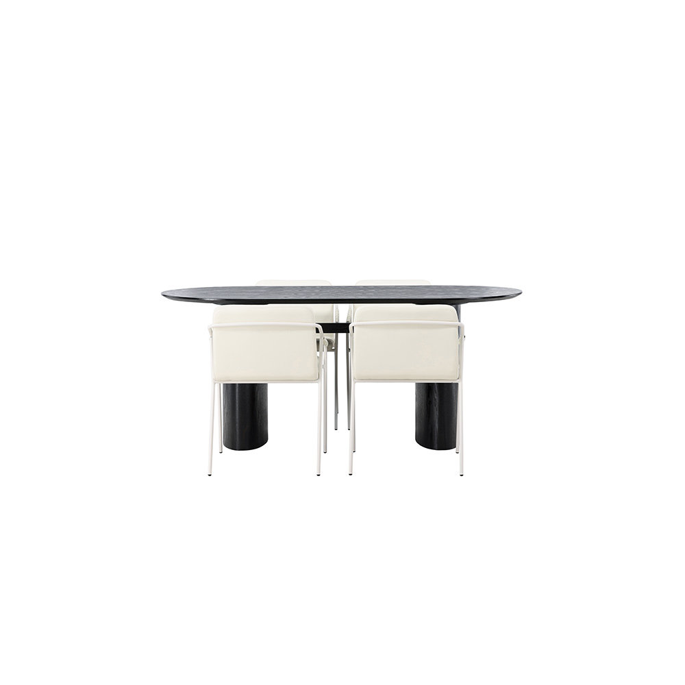 Matgrupp Venture Home Isolde med 4 st Tvist stolar