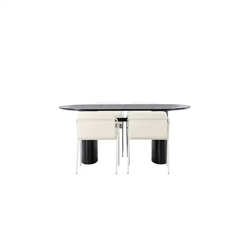 Matgrupp Venture Home Isolde med 4 st Tvist stolar