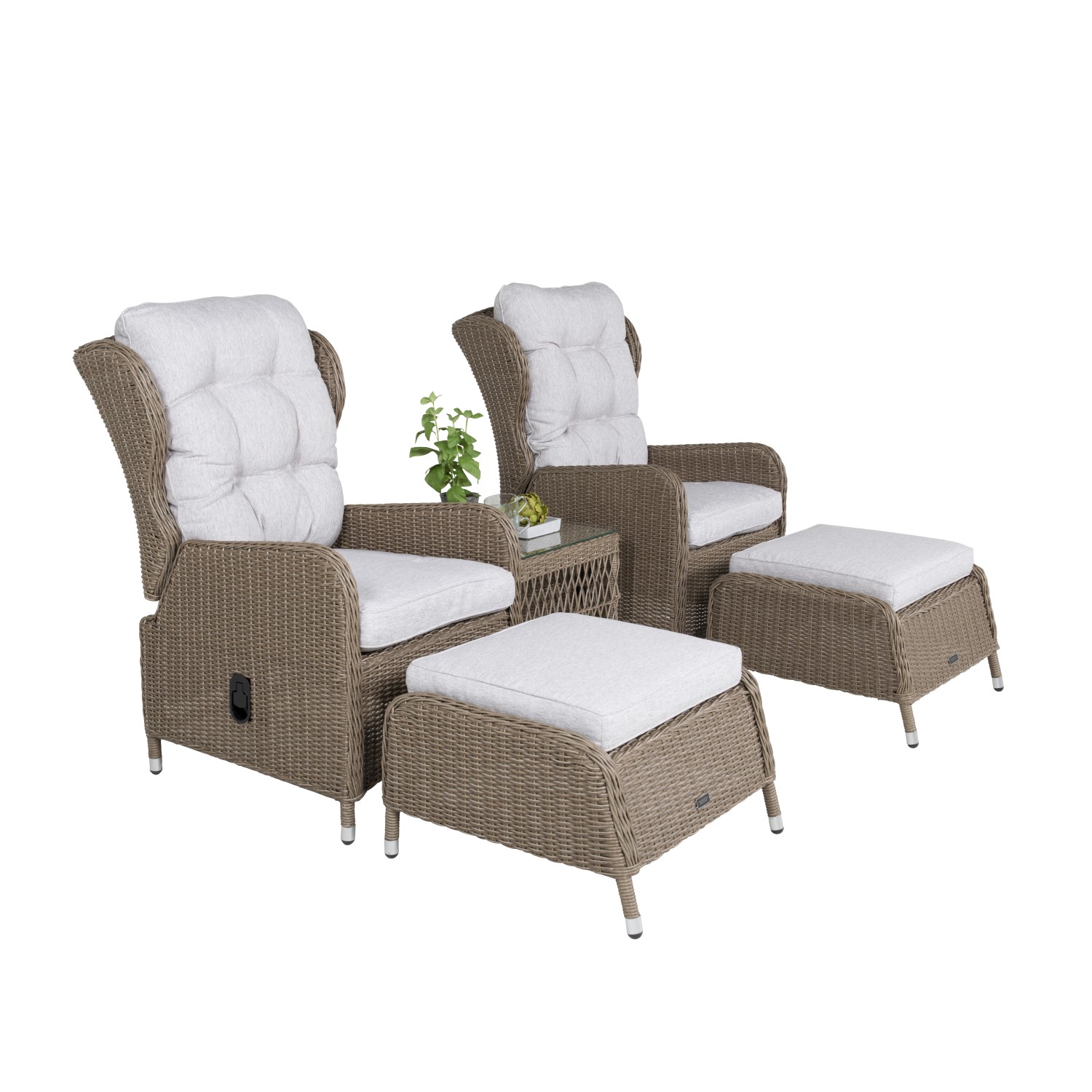 Loungeset Venture Home Washington Fällbar Utomhus