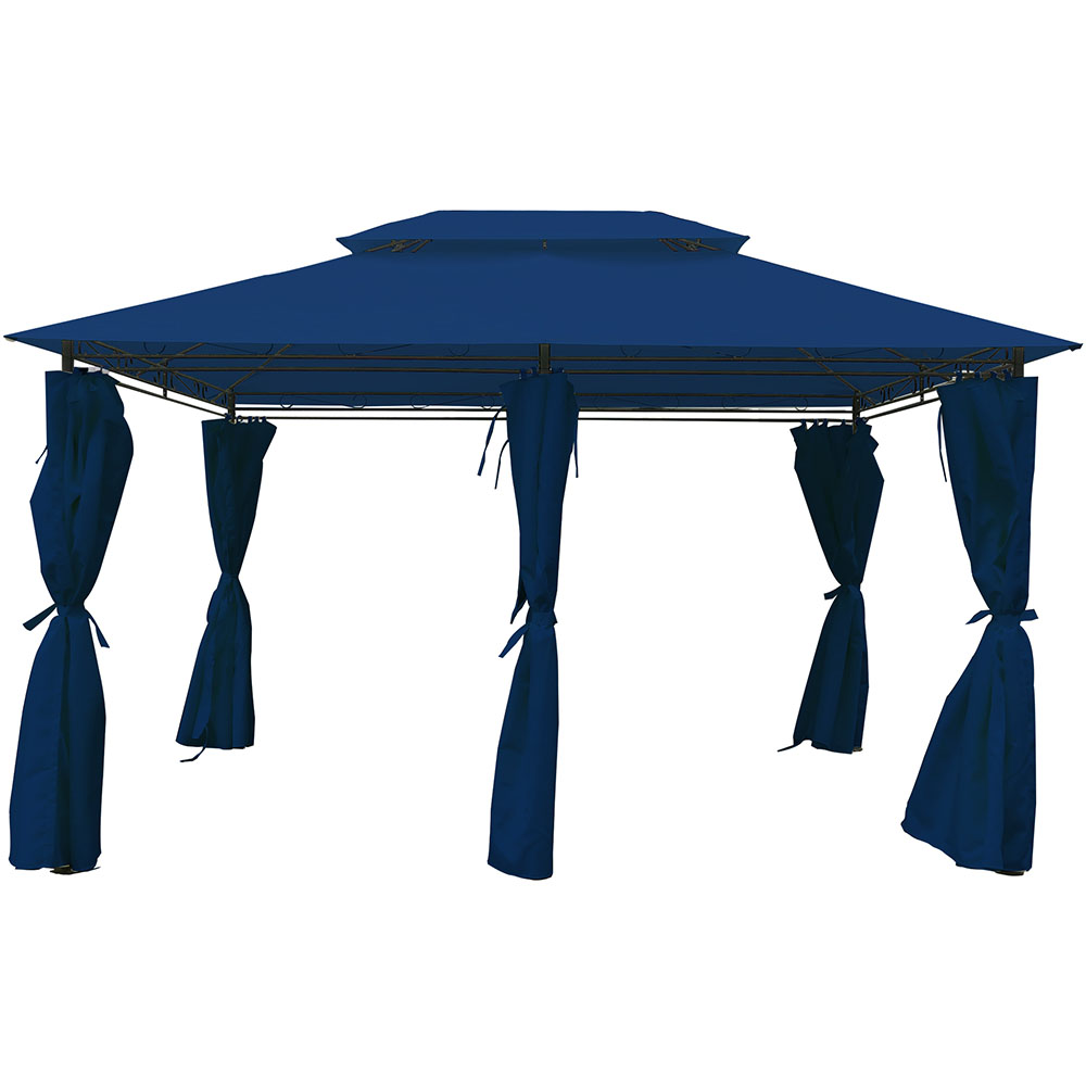 Paviljong Metalcraft med draperiväggar 3x4 m