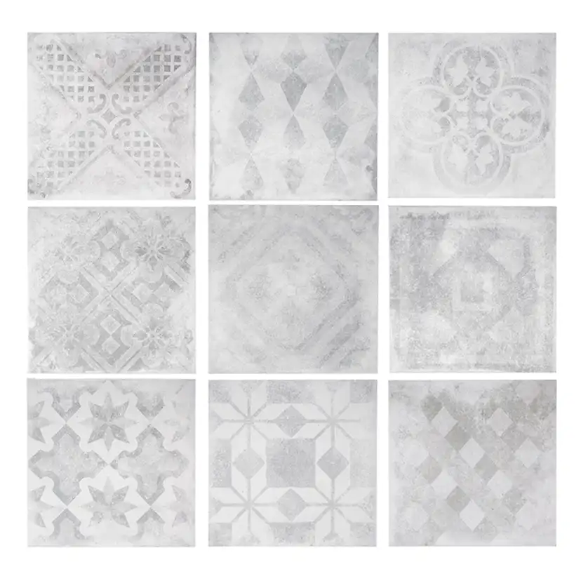 Klinker Terratinta Betonepoque Vit/Grå Mix 20x20 cm