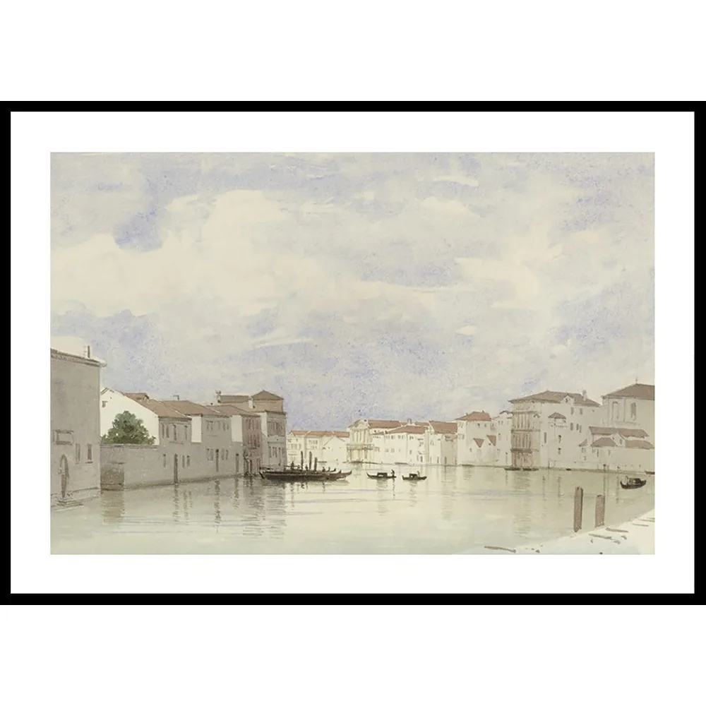 Poster Gallerix Kanal In Venedig By Carl Theodor Reiffenstein