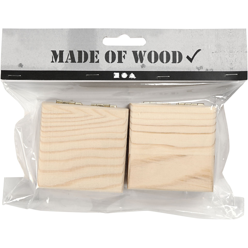 Smyckeask Creativ Company Stl 6x6x3,5 cm 2-pack