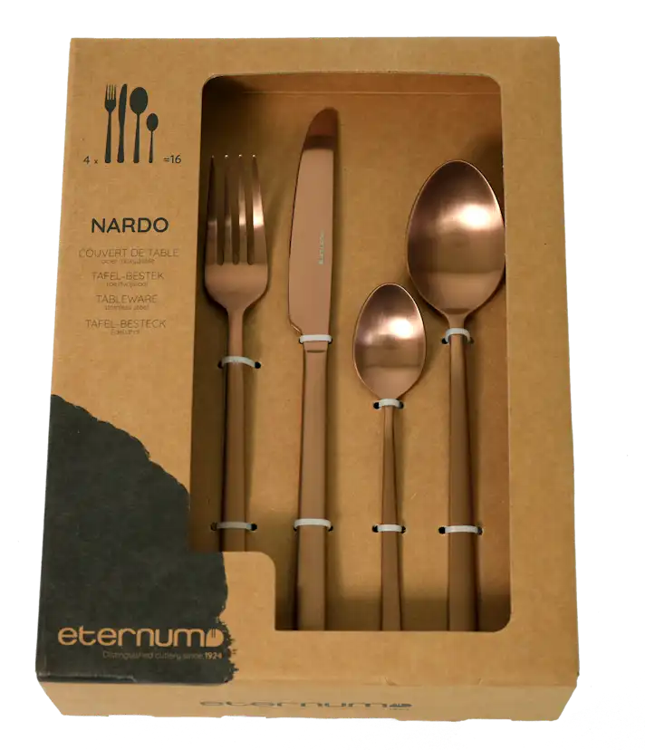 Bestickset Eternum Nardo Koppar 16 Delar